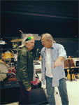 Keith at rehearsals in Adelaide, talking to Dave Natale