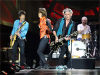Rolling Stones on stage, Buffalo, July 11, 2015 (Photo: CARLOS ORTIZ, democratandchronicle.com)