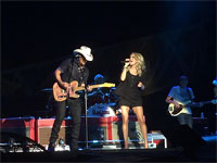 The Rolling Stones in Nashville, Tennessie - Brad Paisley & Carrie Underwood - June 17, 2015