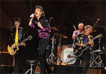 The Rolling Stones on stage in Nashville, Tennessie - photo by John Partipilo / The Tennessean - June 17, 2015