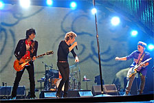 The Rolling Stones on stage, Los Angeles, May 20 2013