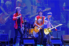 The Rolling Stones on stage, Los Angeles, May 20 2013