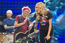 The Rolling Stones on stage, IORR with Carrie Underwood, Canada, May 25 2013