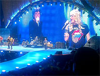 The Rolling Stones on stage, IORR with Carrie Underwood, Canada, May 25 2013