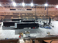 The Rolling Stones Stockholm, June 30, 2014 - stage-construction at Tele2 Arena