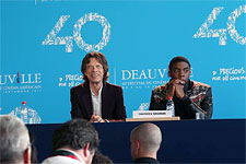 Mick presented his film Get On UP at the Deauville Festival