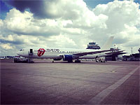 The Rolling Stones arriving in Manchester, June 5, 2018