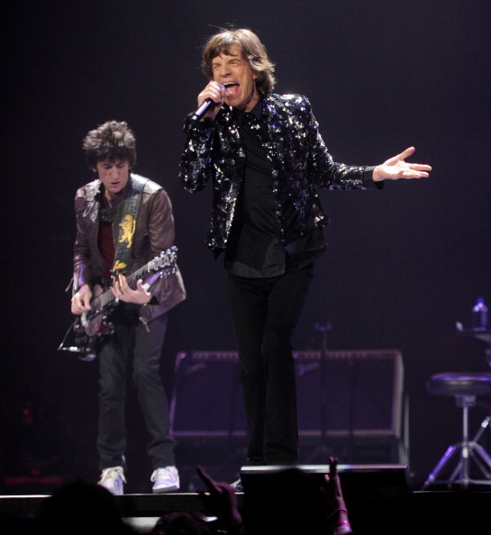 On stage in NY - the Rolling Stones!