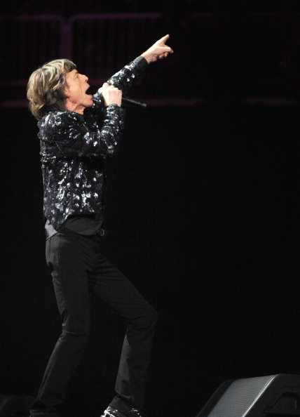 On stage in NY - the Rolling Stones!