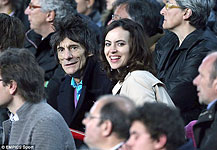 Ronnie and Sally watched the soccer match between Barca and AC Milan in Barcelona on Thuesday...