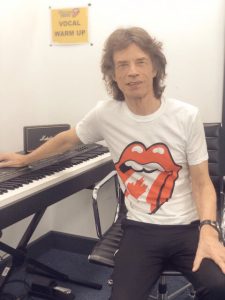 Mick greets fans in Canada