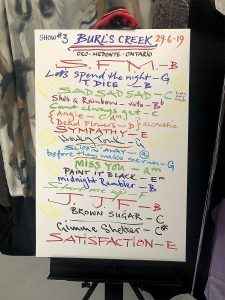 Ronnie's setlist - The Rolling Stones – Ontario, Canada, June 29-2019