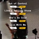 The Rolling Stones Foxborough July 07 2019, song-vote
