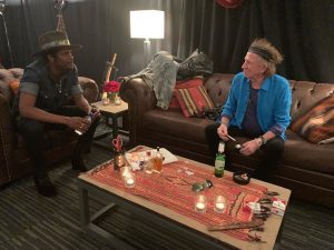 Keith and Gary Clark Jr. backstage