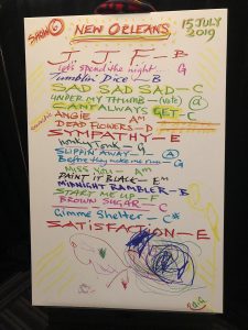 Rolling Stones New Orleans - setlist
