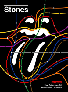 The Rolling Stones - East Rutherfod 2, August 5, 2019 - poster