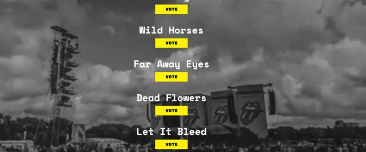 Vote for Nashville your favourite Rolling Stones sond