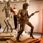 Mick & Keith statues by Amy Goodman