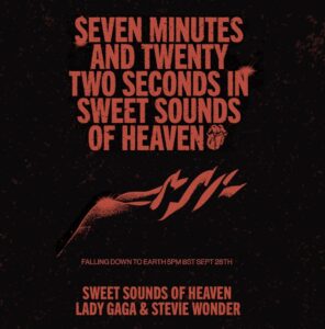 7 Minutes + 20 Seconds in Sweet Sounds of Heaven - falling down to earth 5PM BST September 28th