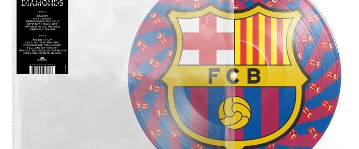 FC Barcelona features Rolling Stones tongue