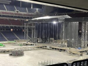 Houston, NRG Stadium - stage for The Rolling Stones tour 2024 - pics by Sergio Balasso